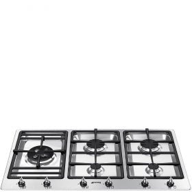 Smeg 90cm Steel 5 Burner Gas Hob PS906SA - Metro Homecentre Menlyn