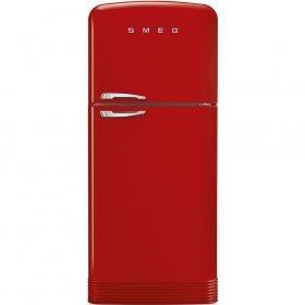 Smeg 80cm Red Retro Fridge Freezer FAB50RRD5 - Metro Homecentre Menlyn