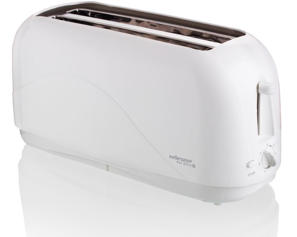 Mellerware 4 Slice White EcoToaster - 24440 - Metro Homecentre Menlyn