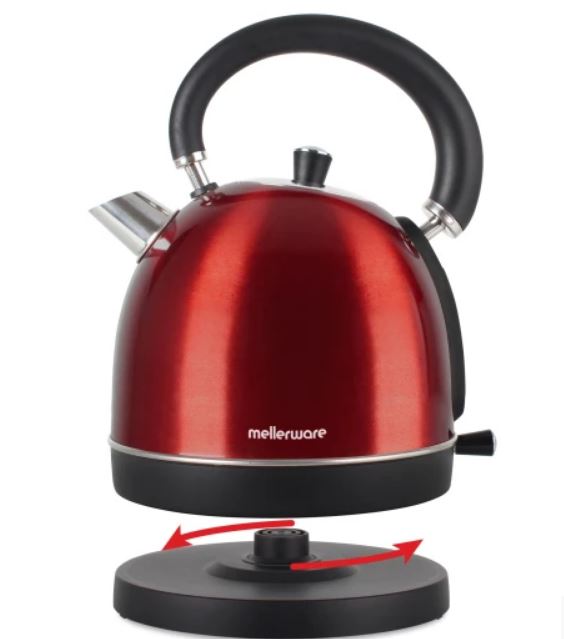 Mellerware Red Kettle & Toaster Set - 46042RD - Metro Homecentre Menlyn