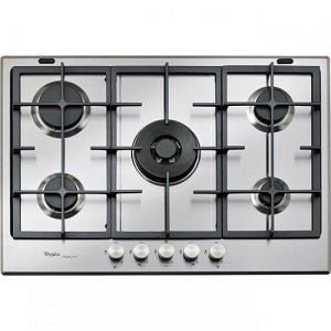 Whirlpool 75cm 5 Burner Steel Gas Hob GMA7522IX - Metro Homecentre Menlyn