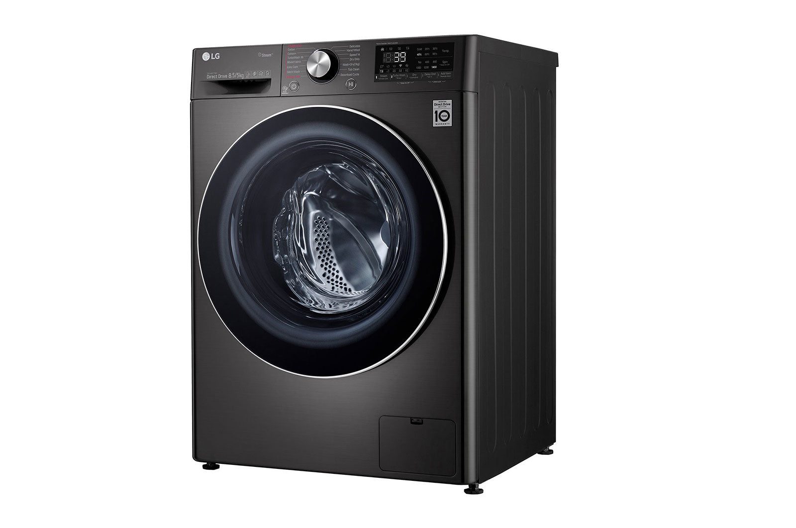 LG 8.5/5kg Black Steel Washer Dryer F2V9GCP2E - Metro Homecentre Menlyn