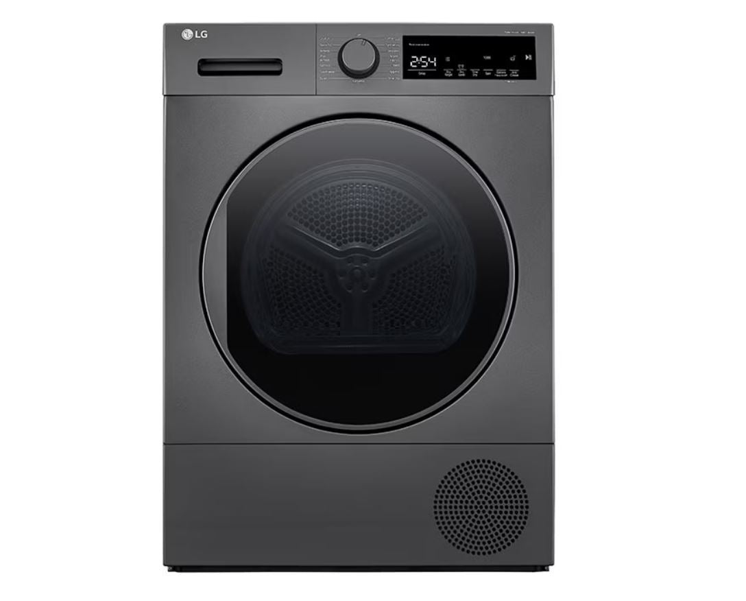 LG 8kg Silver Heat Pump Tumble Dryer RH80T2SP7RM - Metro Homecentre Menlyn