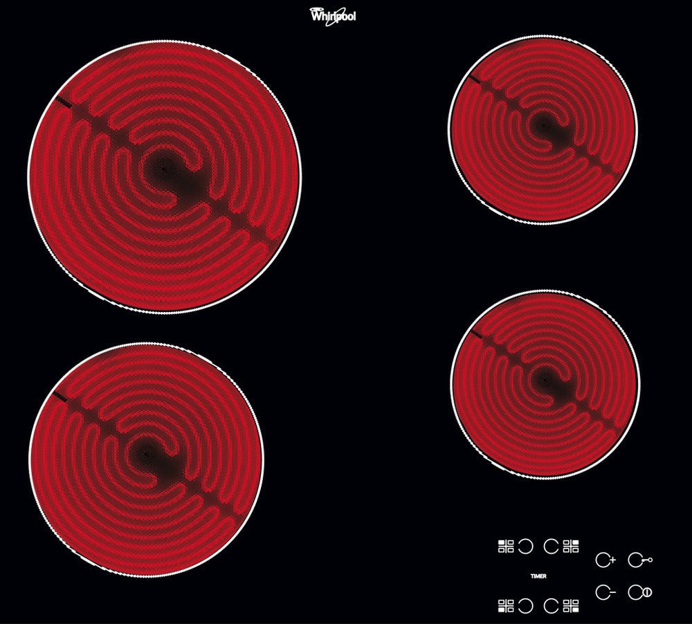 Whirlpool 60cm Glass Hob AKT8090 - NE - Metro Homecentre Menlyn