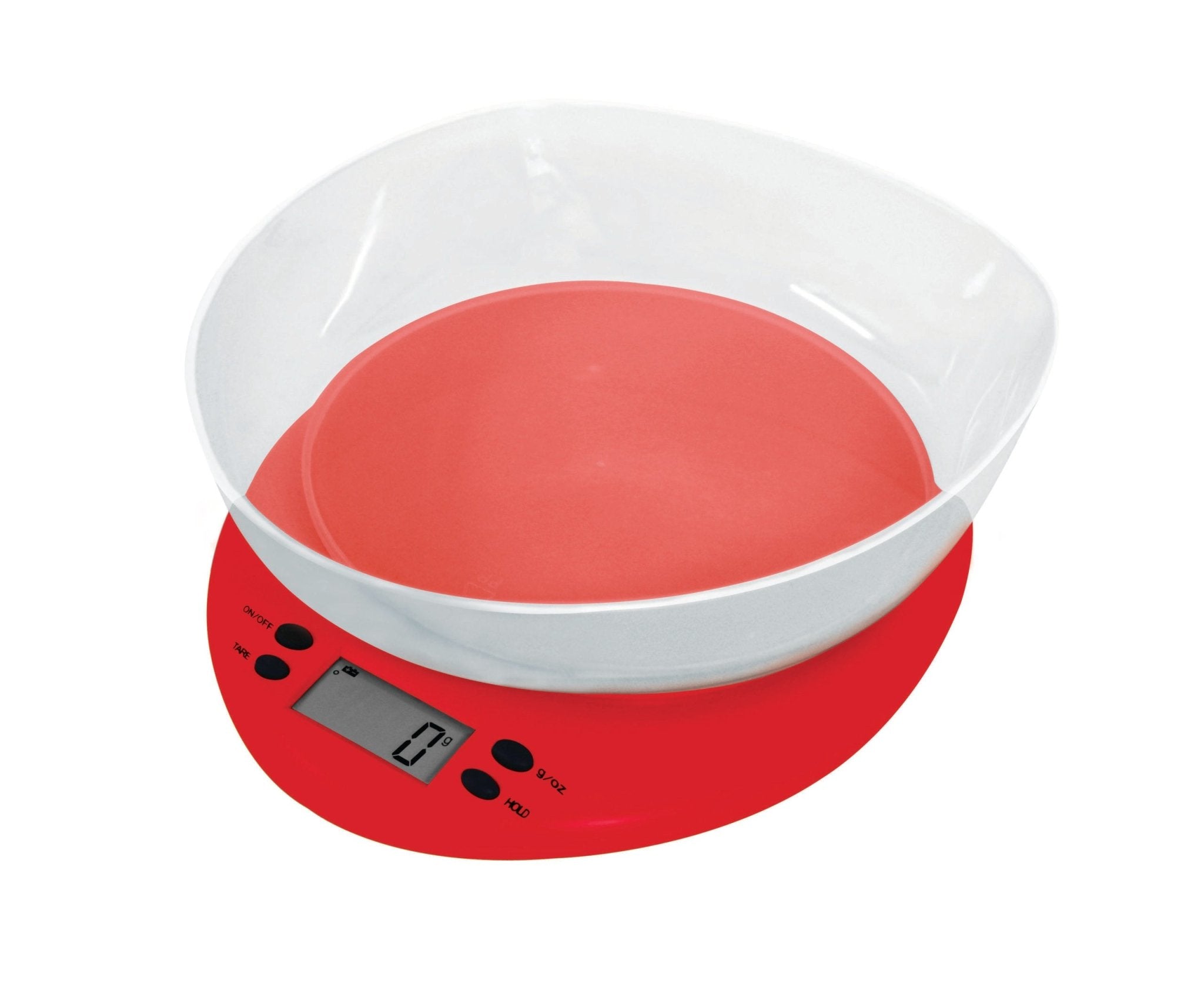 Casa Fresco Red Plastic Kitchen Scale With Bowl - CKSP01 - Metro Homecentre Menlyn
