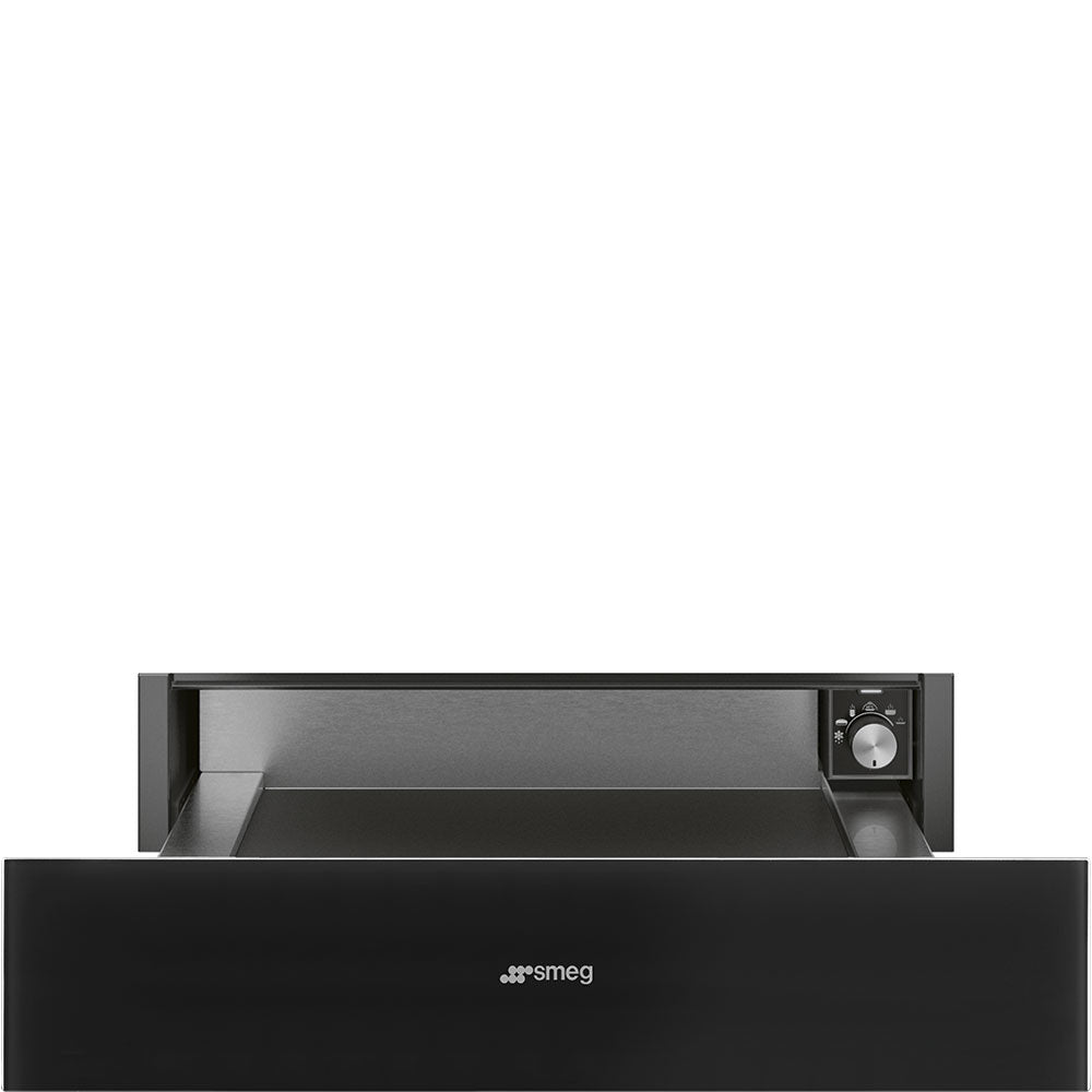 Smeg Linea Black 15cm Warmer Drawer CPR115N - Metro Homecentre Menlyn