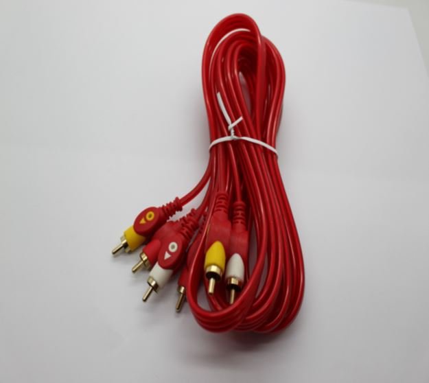 Cyberdyne 3M 3RCA Male to 3RCA Male Cable - CZK - 496 - Metro Homecentre Menlyn