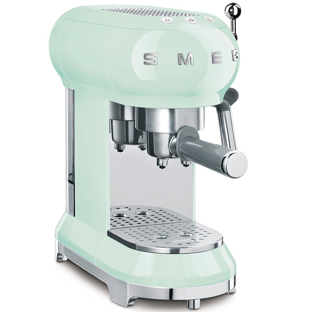 Smeg 50s Style Green Espresso Coffee Machine ECF01PGEU - Metro Homecentre Menlyn