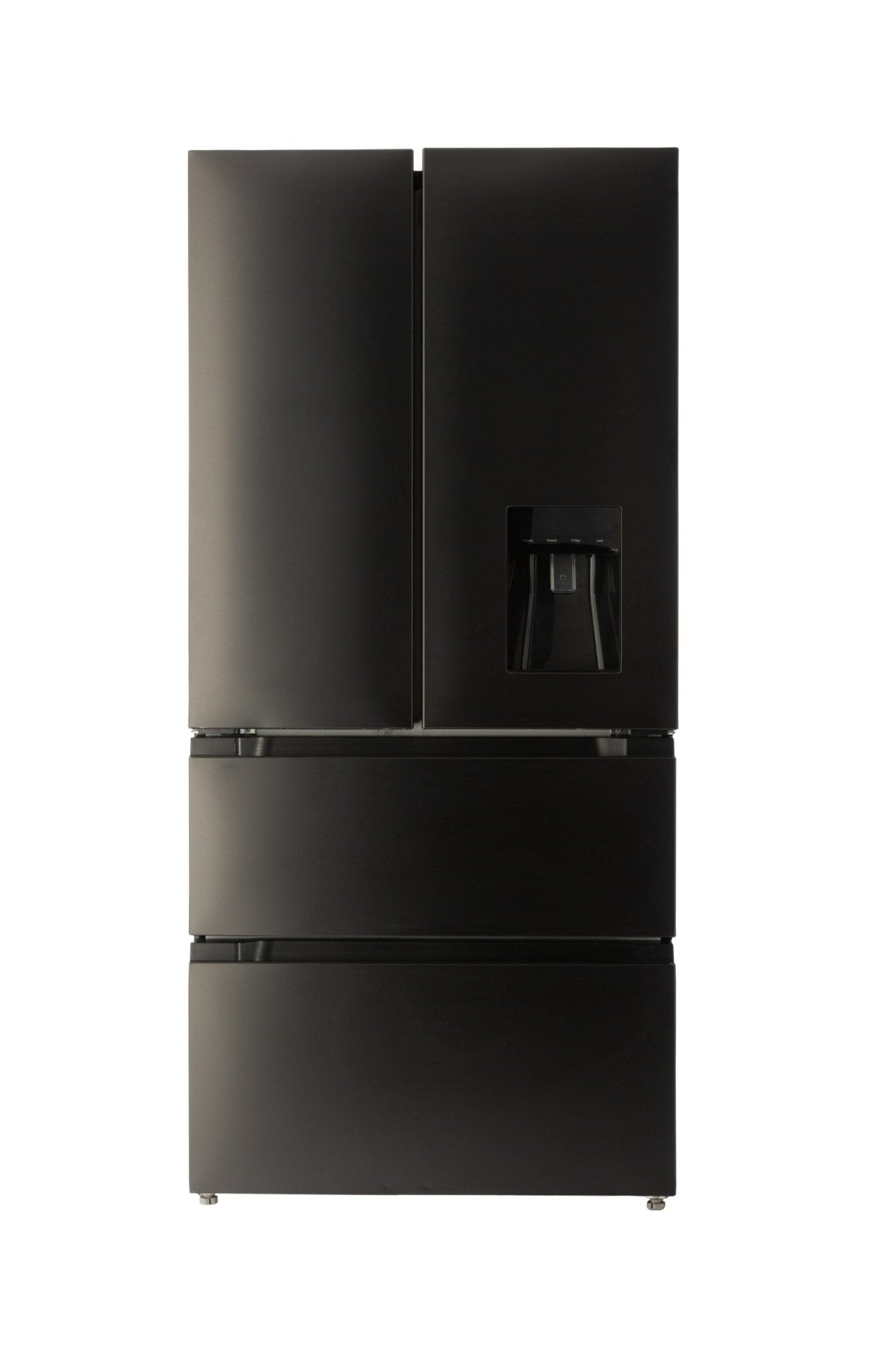 Defy Onyx French Door Black Fridge Freezer DFF440 - Metro Homecentre Menlyn