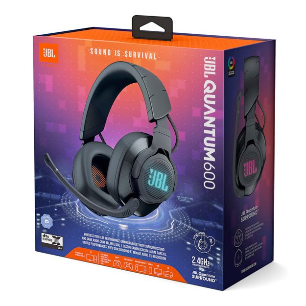 JBL Quantum 600 Wireless Over - Ear Performance Gaming Headset - Black - Metro Homecentre Menlyn
