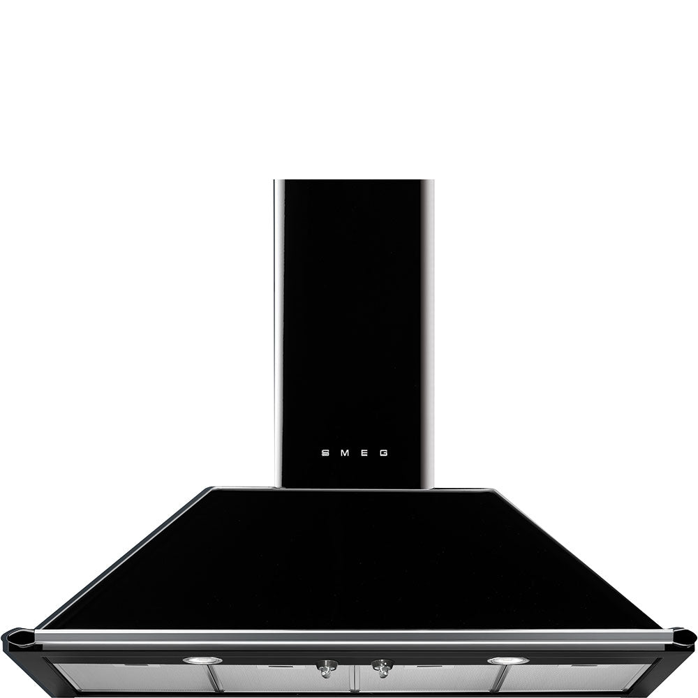 Smeg 110cm Black Victoria Extractor KT110BLE - Metro Homecentre Menlyn