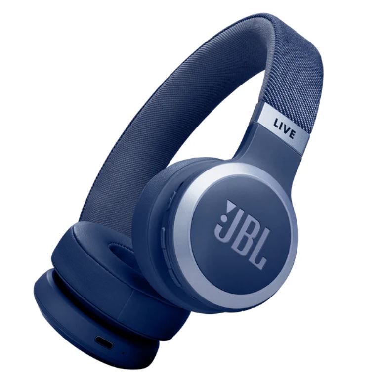 JBL Live 670NC Wireless Bluetooth On - Ear Headphones Blue - Metro Homecentre Menlyn