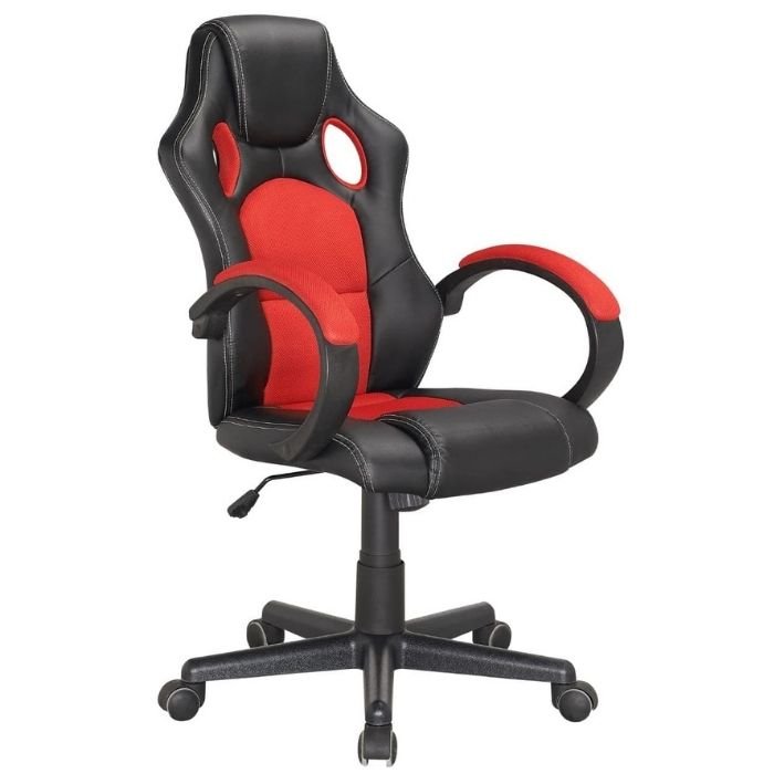 Racing Office Chair Black & Red - MLM611142B - Metro Homecentre Menlyn