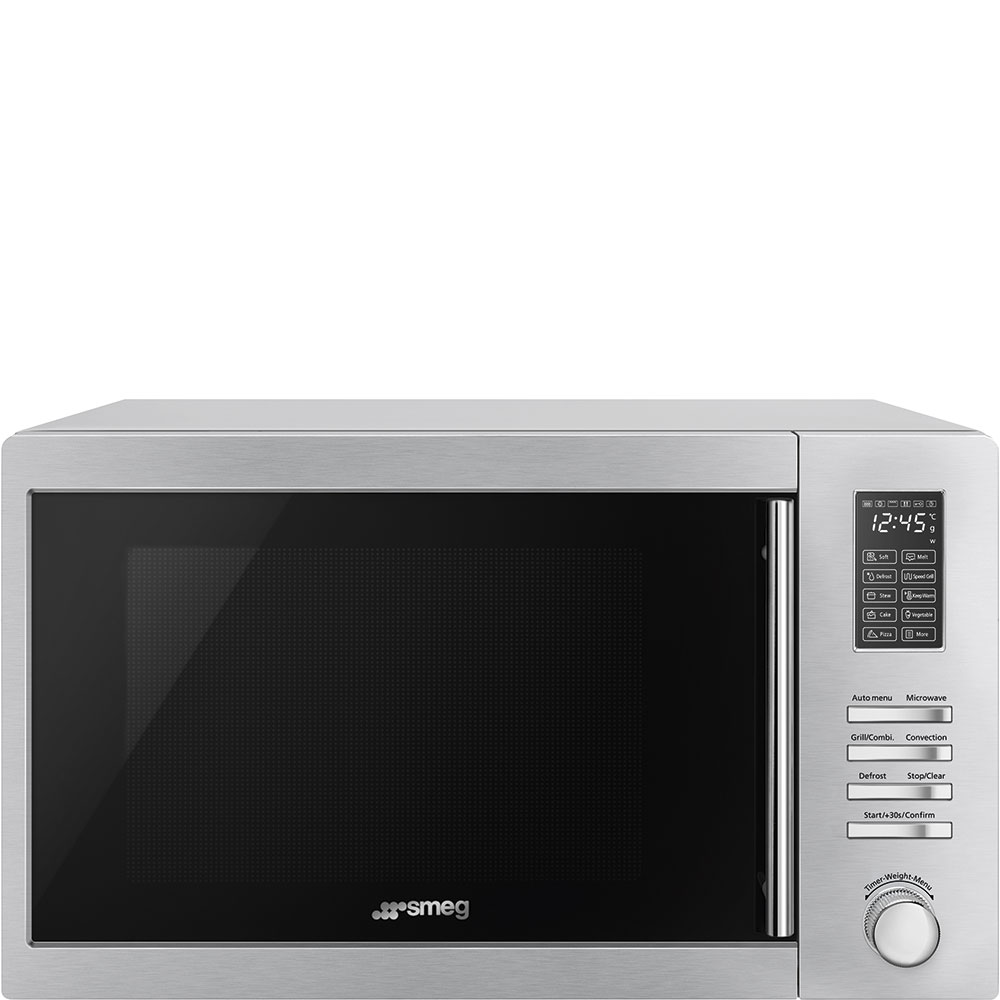 Smeg 34L Steel Freestanding Microwave MOE34CXI - Metro Homecentre Menlyn