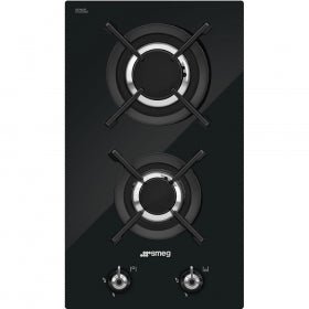 Smeg 30cm Black Glass Domino Gas Hob PV332CNSA - Metro Homecentre Menlyn