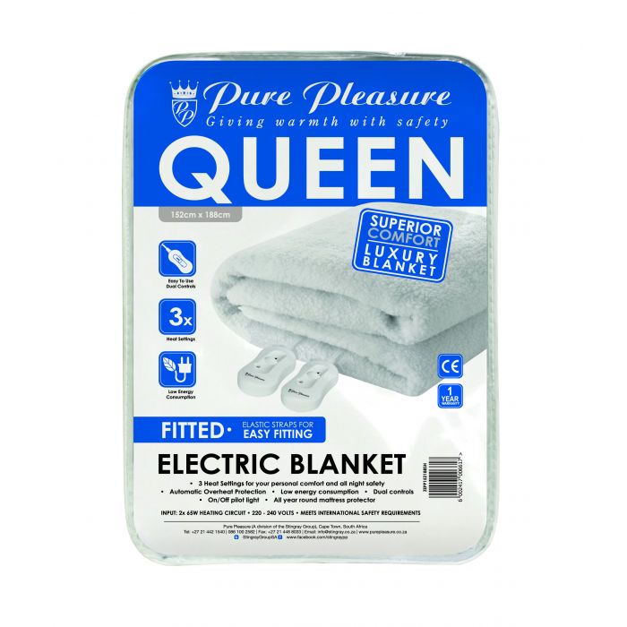 Pure Pleasure Queen Fitted Electric Blanket - Metro Homecentre Menlyn