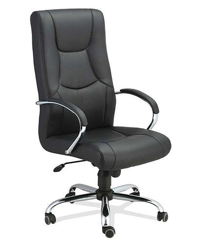 Highback Swivel & Tilt Office Chair Black - HT - 9071A - 1 - Metro Homecentre Menlyn