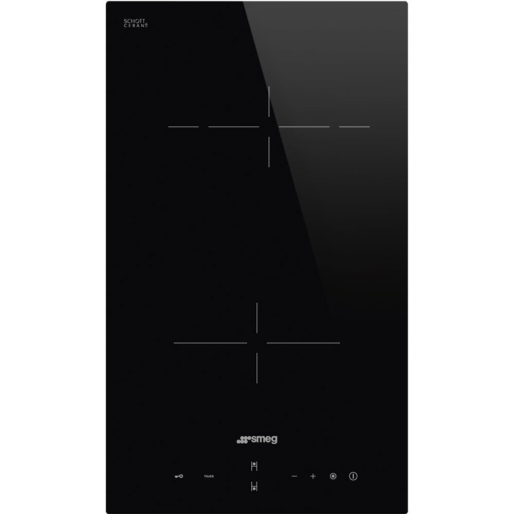 Smeg 30cm Black Glass Ceramic Hob - SE232TD1 - Metro Homecentre Menlyn