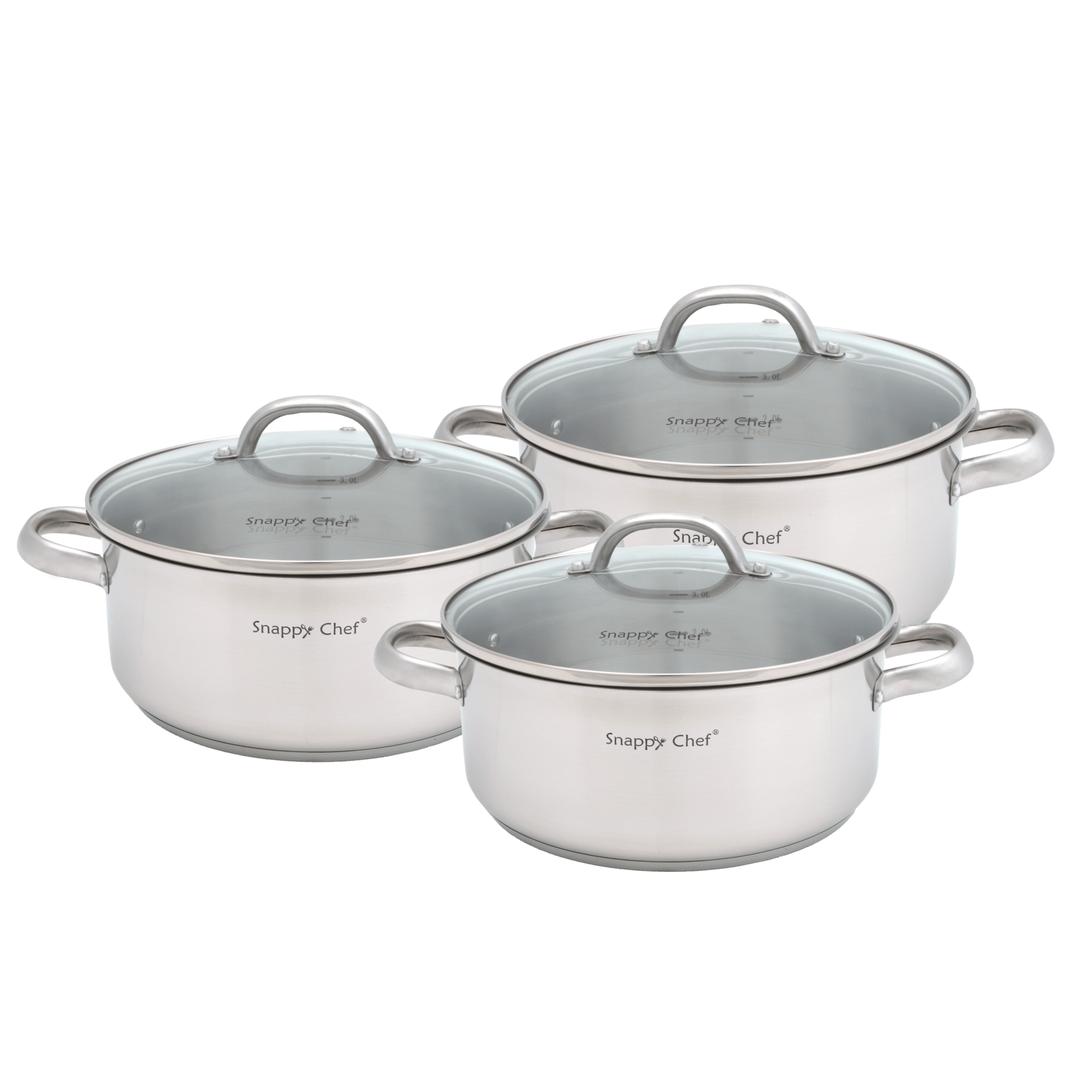 Snappy Chef 6 Piece Budget Cookware Set SSCS005 - Metro Homecentre Menlyn