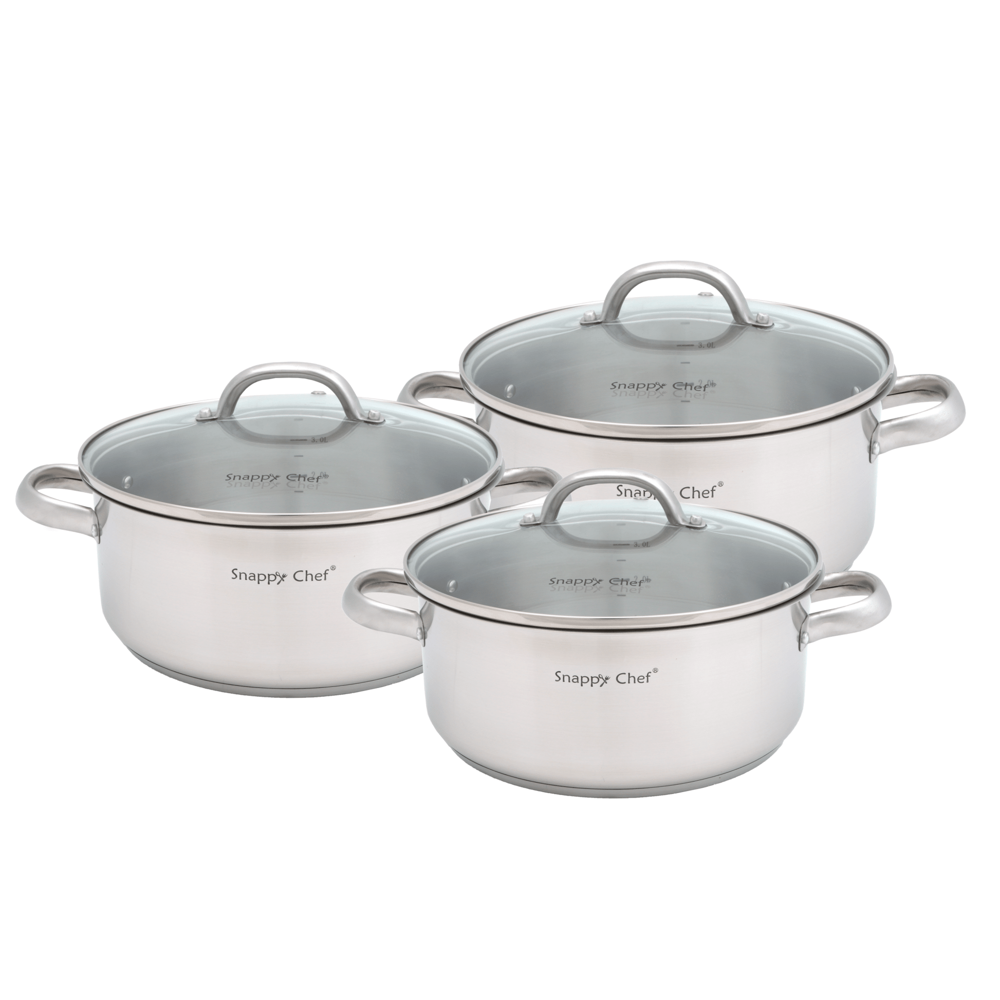 Snappy Chef 6 Piece Budget Cookware Set SSCS005 - Metro Homecentre Menlyn