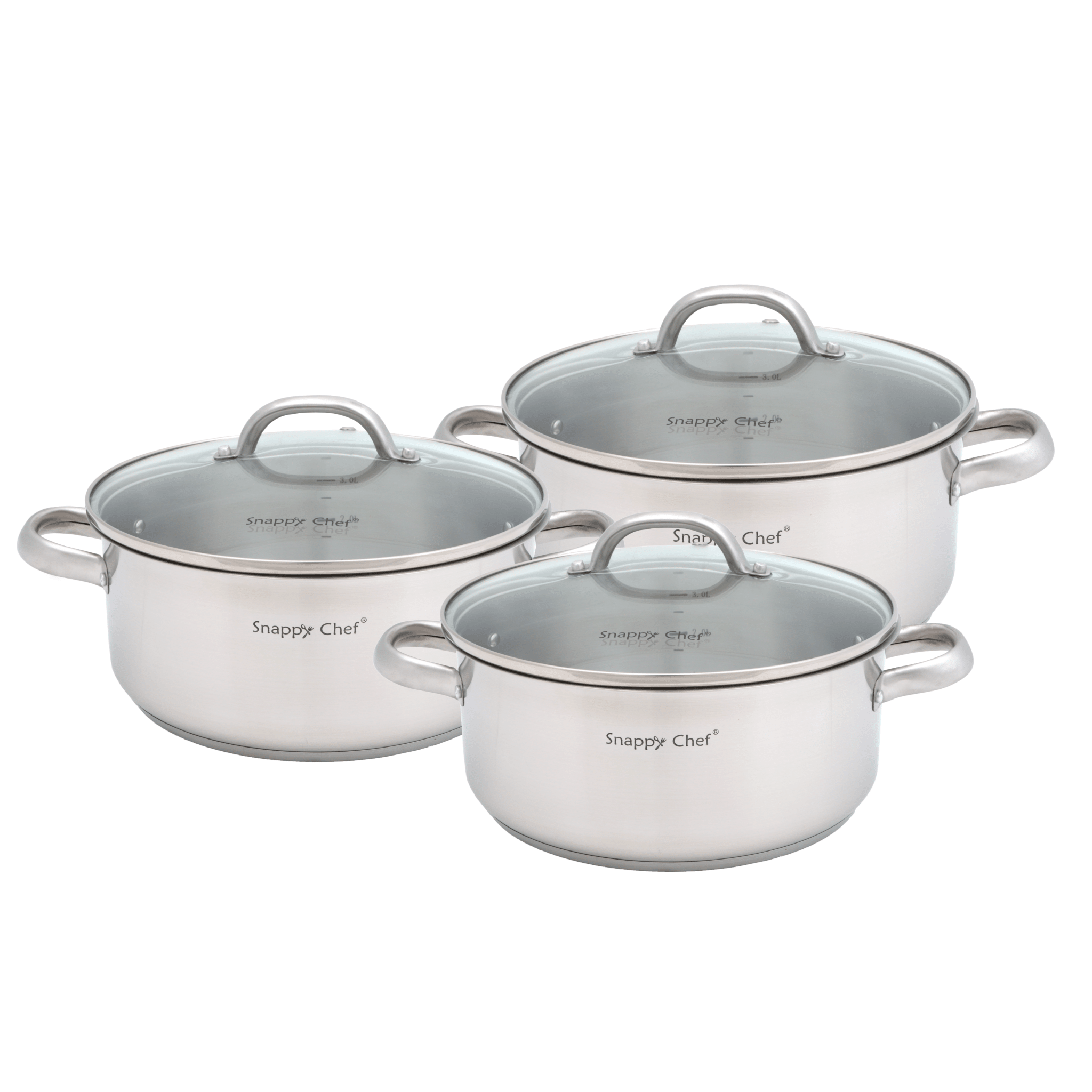 Snappy Chef 6 Piece Budget Cookware Set SSCS005 - Metro Homecentre Menlyn