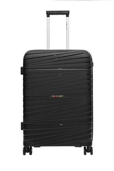 Gino De Vinci The Splash 60cm Medium Roller Case | Black - 82060 - Metro Homecentre Menlyn