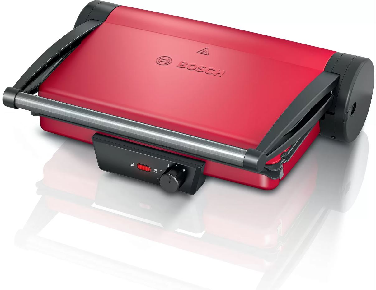 Bosch 2000W Red Contact Grill - TCG4104 - Metro Homecentre Menlyn