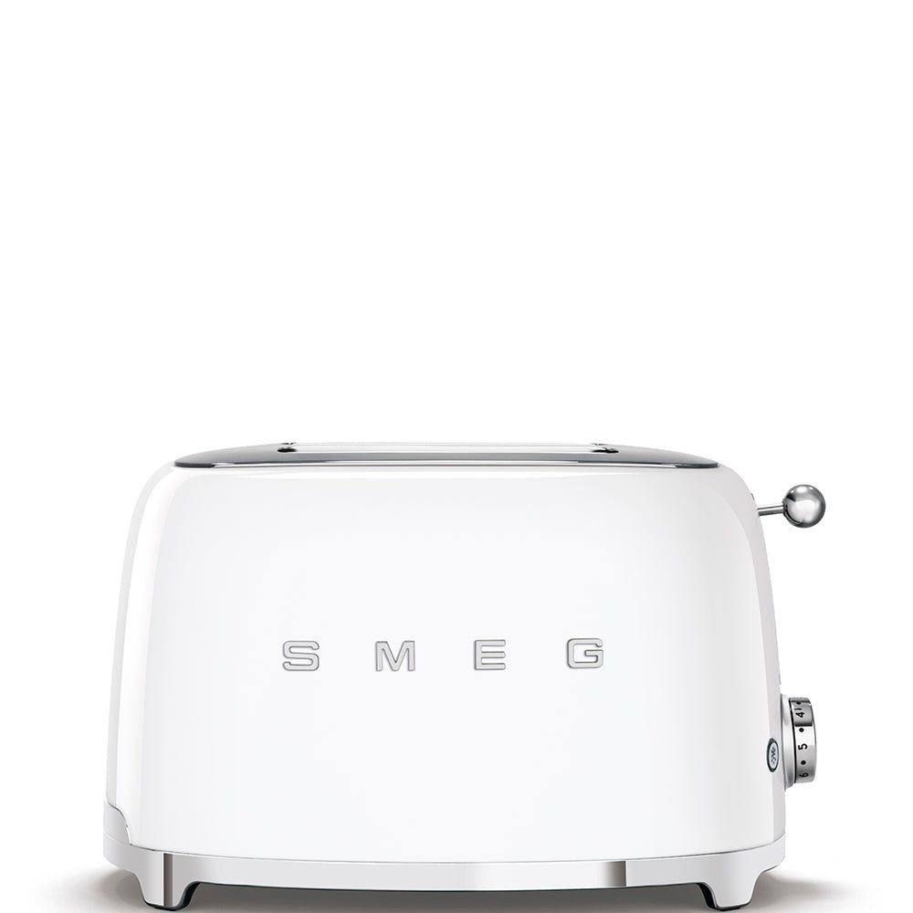 Smeg 50s Style Ice White 2 Slice Toaster TSF01WHSA - Metro Homecentre Menlyn