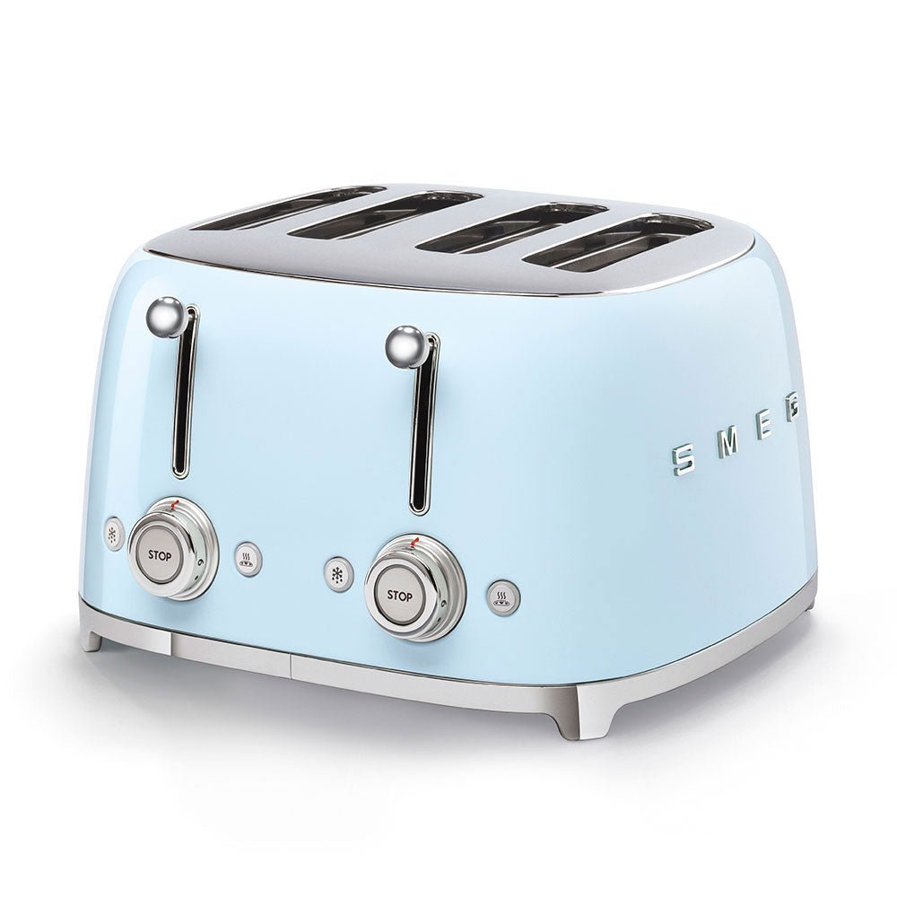 Smeg 50s Style Blue 4 Slice Toaster TSF03PBSA - Metro Homecentre Menlyn