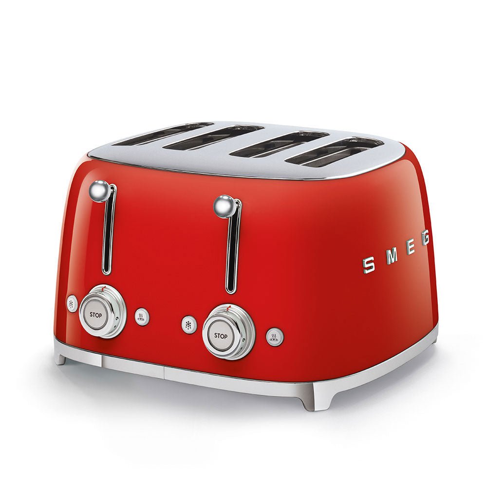 Smeg 50's Style Red 4 Slice Toaster TSF03RDSA - Metro Homecentre Menlyn