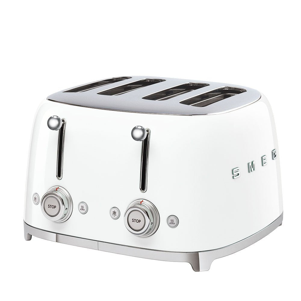 Smeg 50's Style White 4 Slice Toaster TSF03WHSA - Metro Homecentre Menlyn