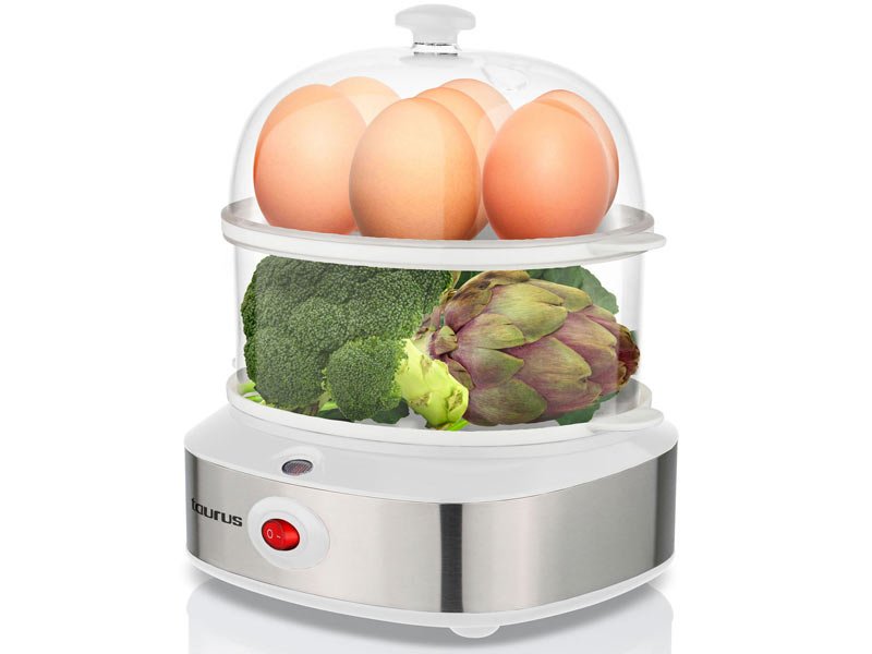 Taurus Double Layer Egg Boiler & Steamer - 987360 - Metro Homecentre Menlyn