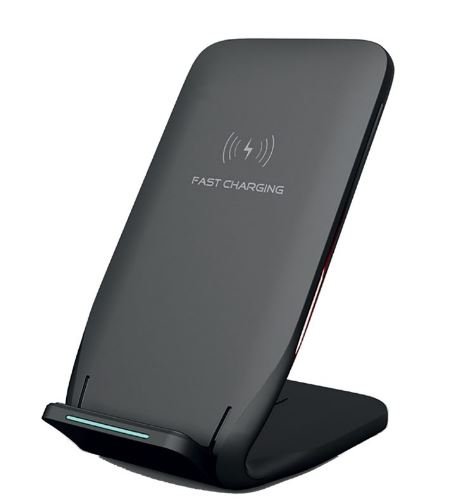 Volkano Upright Fast Wireless Charger VK - 8019 - BK - Metro Homecentre Menlyn