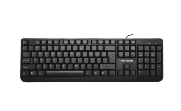 Volkano Mineral Series Wired Keyboard VB - VS040 - BK - Metro Homecentre Menlyn