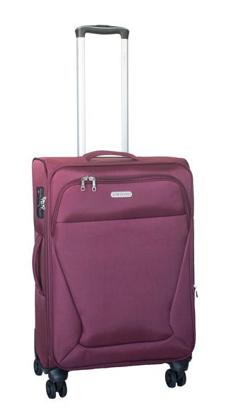Gino De Vinci Vista 60cm Medium Trolley Case | Red - 187060RD - Metro Homecentre Menlyn