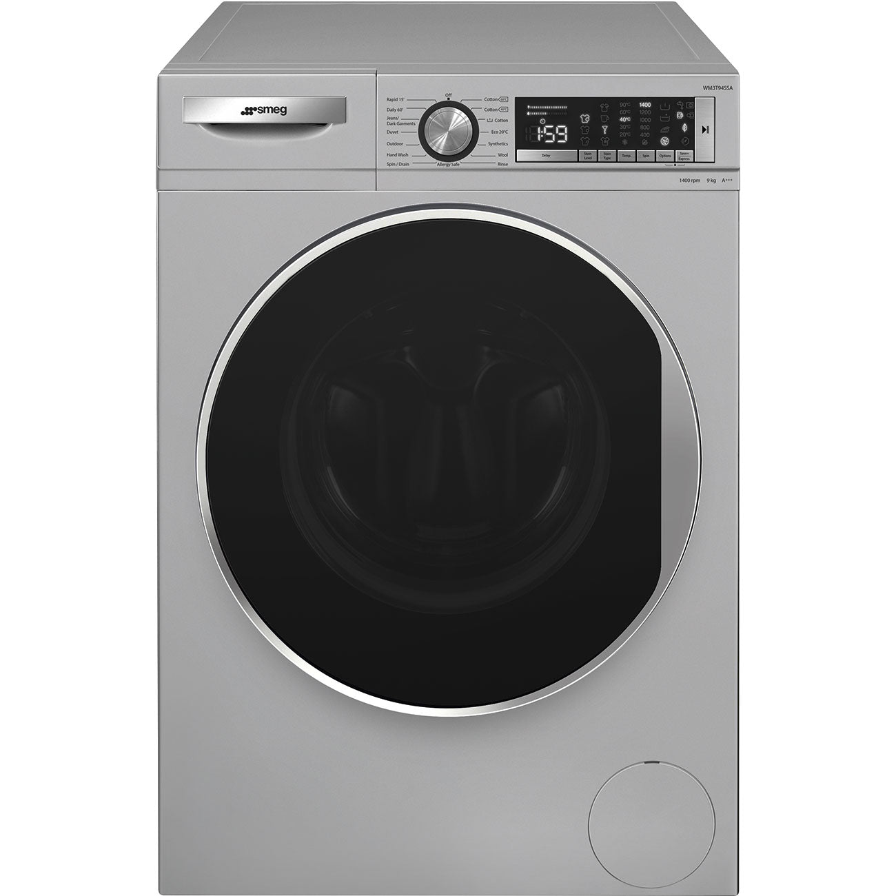 Smeg 9kg Front Loader Washing Machine WM3T94SSA - Metro Homecentre Menlyn