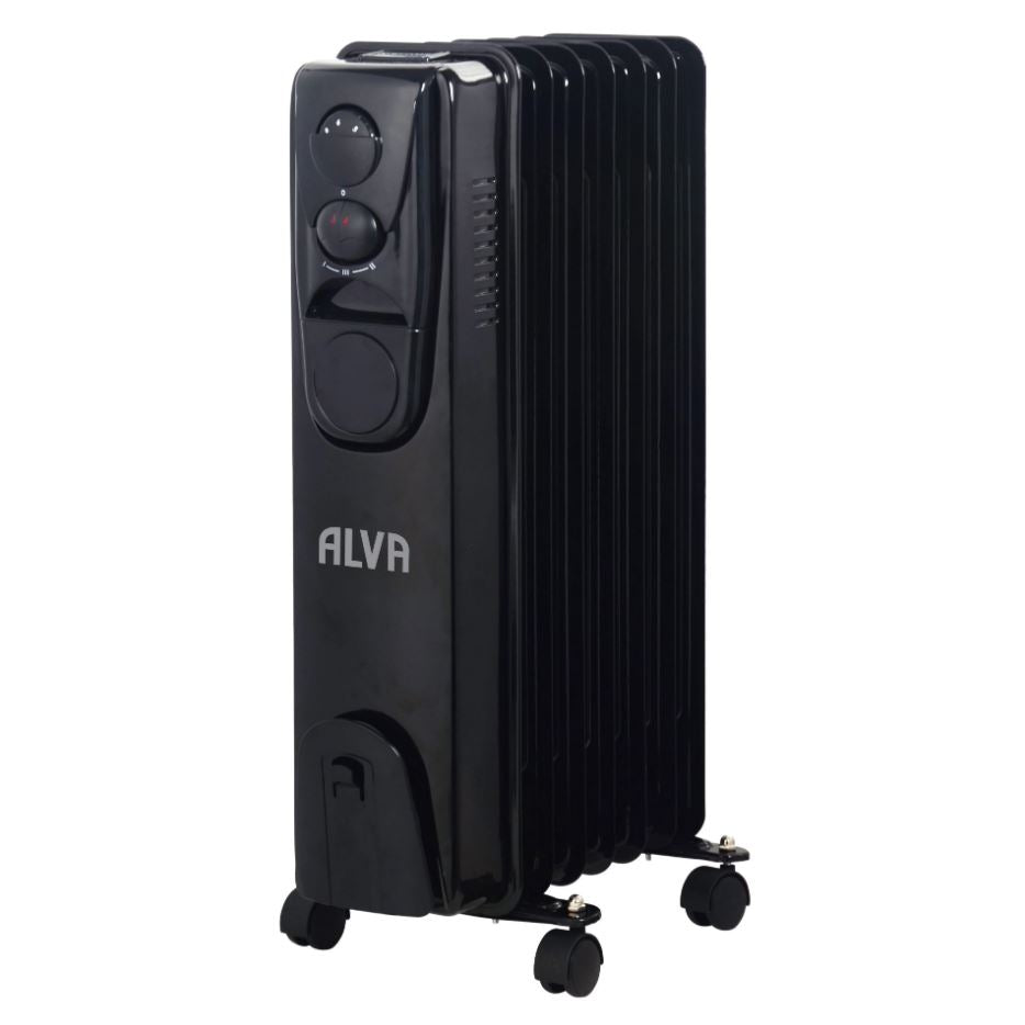 Alva 7 Fin 1500W Black Oil Heater AOH2017 - Metro Homecentre Menlyn