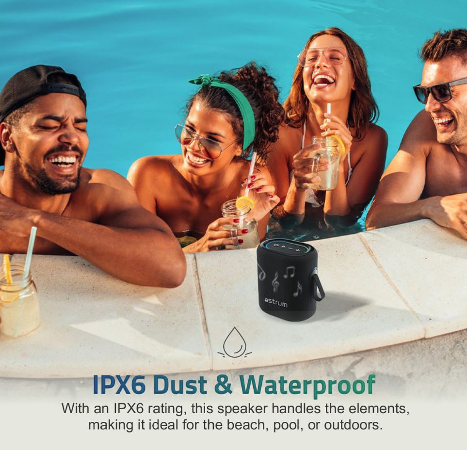 Astrum 12W Bluetooth Waterproof Speaker SP150 - Metro Homecentre Menlyn