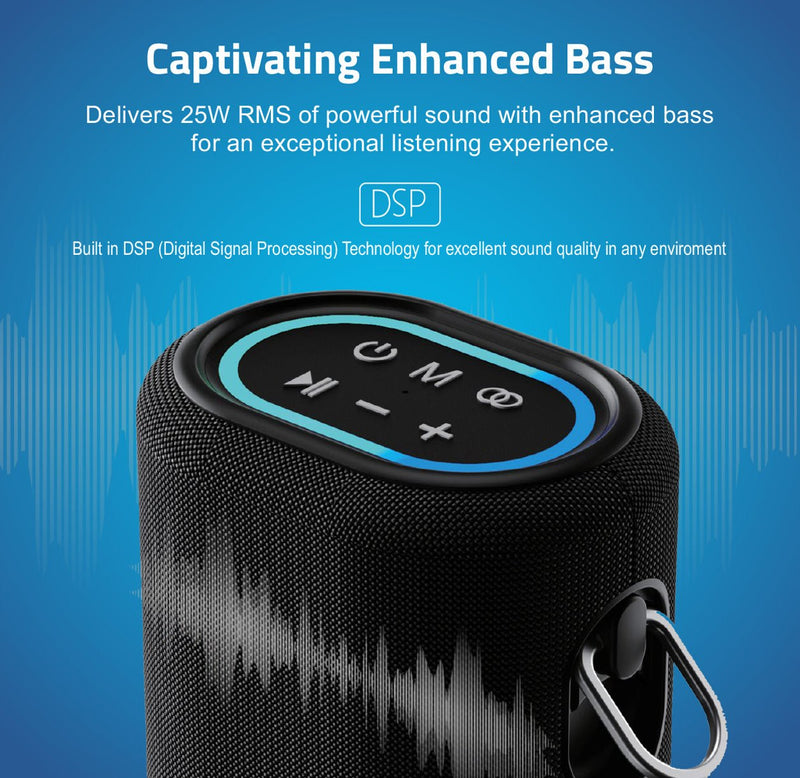 Astrum 25W Bluetooth Waterproof Speaker SP210 - Metro Homecentre Menlyn