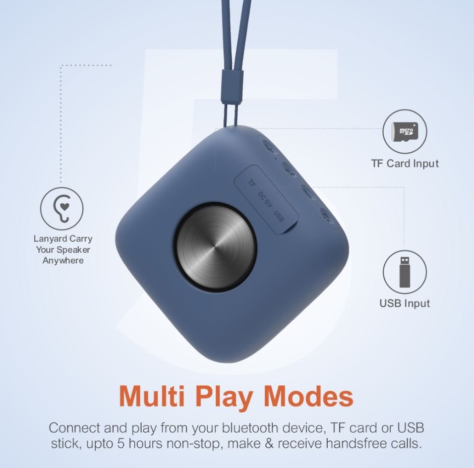Astrum 5W Wireless Speaker Blue ST020 - Metro Homecentre Menlyn
