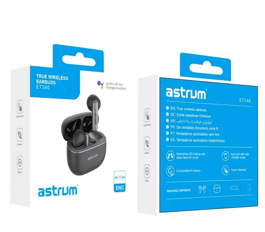 Astrum ENC True Bluetooth Earbuds ET340 - Metro Homecentre Menlyn