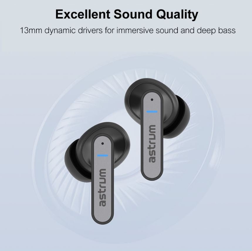 Astrum Bluetooth Earbuds ET360 Black - Metro Homecentre Menlyn