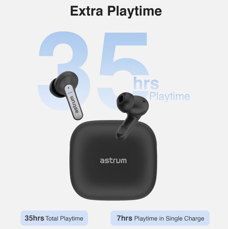 Astrum Bluetooth Earbuds ET360 Black - Metro Homecentre Menlyn