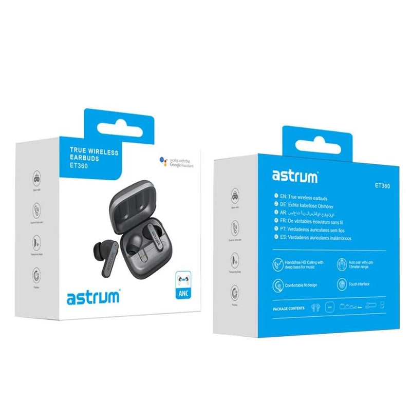 Astrum Bluetooth Earbuds ET360 Black - Metro Homecentre Menlyn