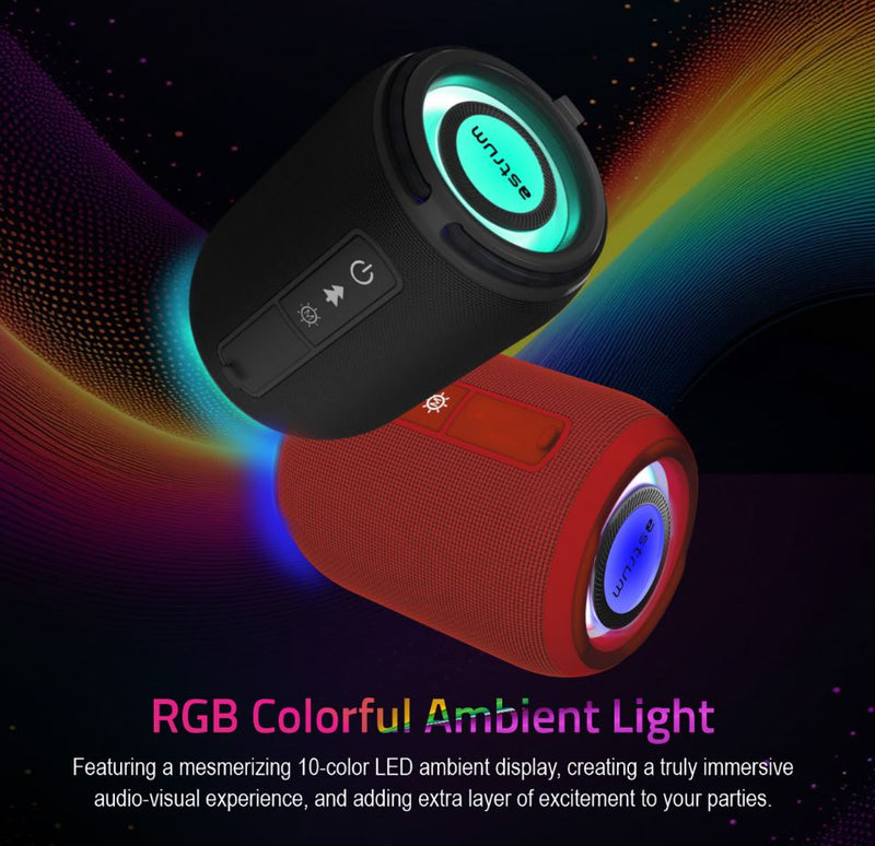 Astrum Portable Bluetooth Speaker FM USB Red SP110 - Metro Homecentre Menlyn
