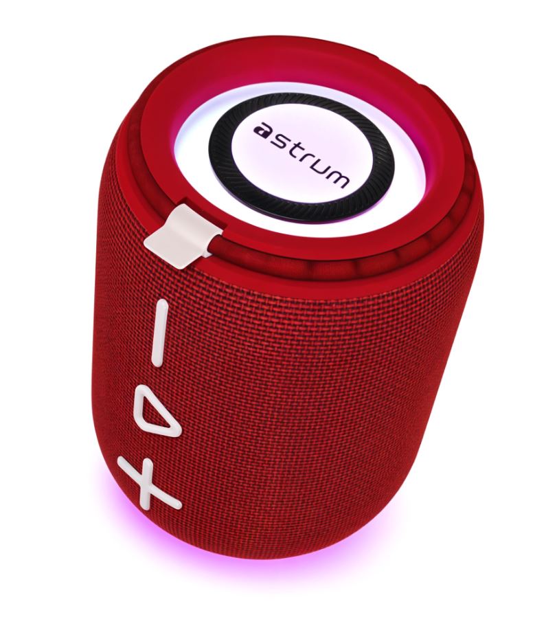 Astrum Portable Bluetooth Speaker FM USB Red SP110 - Metro Homecentre Menlyn