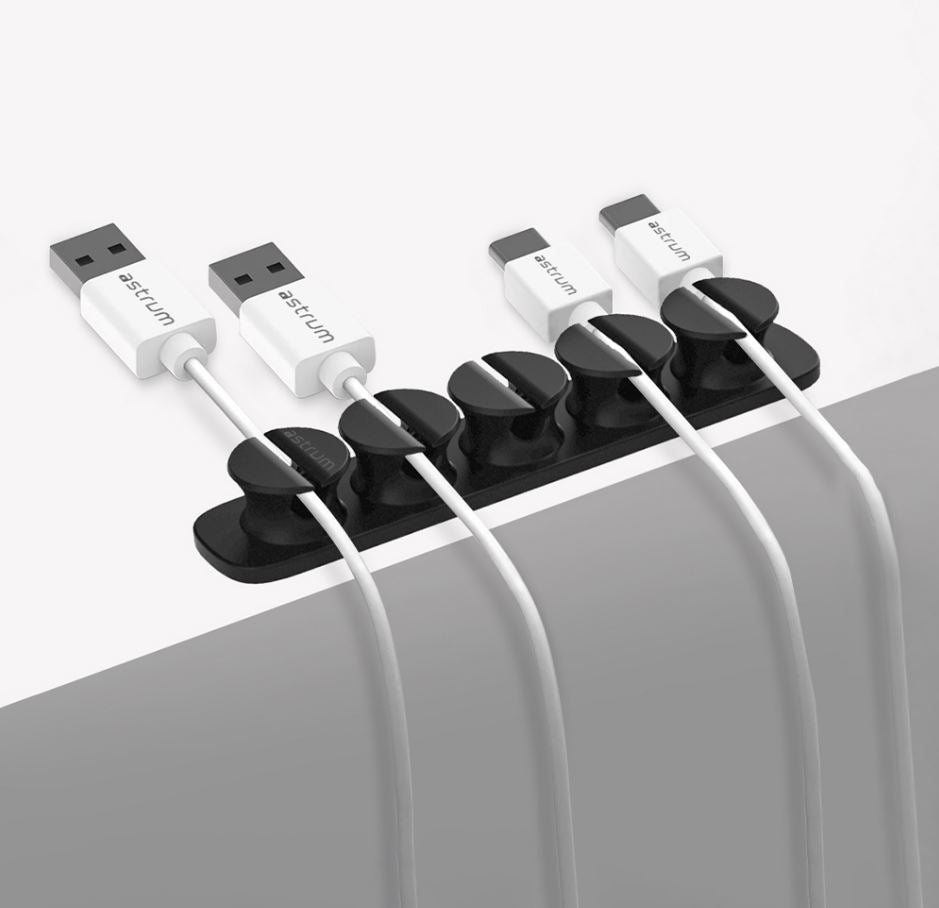 Astrum Cable Organizer Black CO110 - Metro Homecentre Menlyn