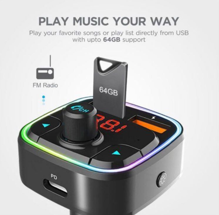 Astrum Wireless FM Transmitter PD Car Charger FM410 - Metro Homecentre Menlyn