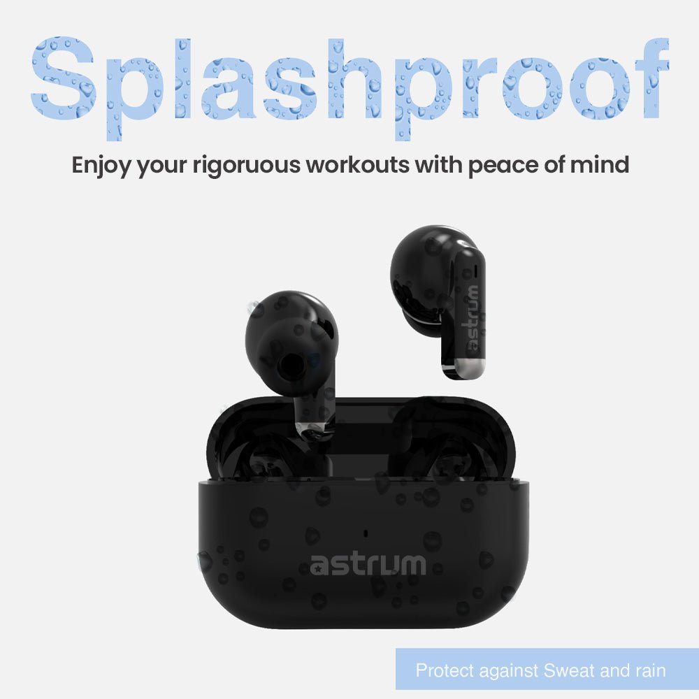 Astrum Wireless In Ear Earbuds Bluetooth ET310 Black - Metro Homecentre Menlyn
