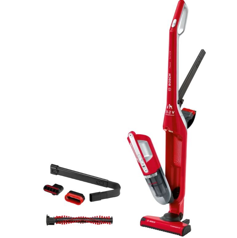 Bosch Serie 4 Red Cordless Vacuum Cleaner BBH3ZOO25 - Metro Homecentre Menlyn